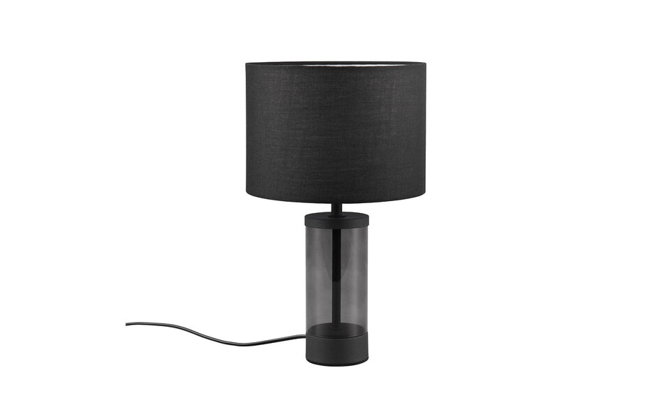 HLW LED LED Tafellamp - Trion Raziye - E14 Fitting - 1 lichtpunt - Max 25W - Mat Zwart - Metaal