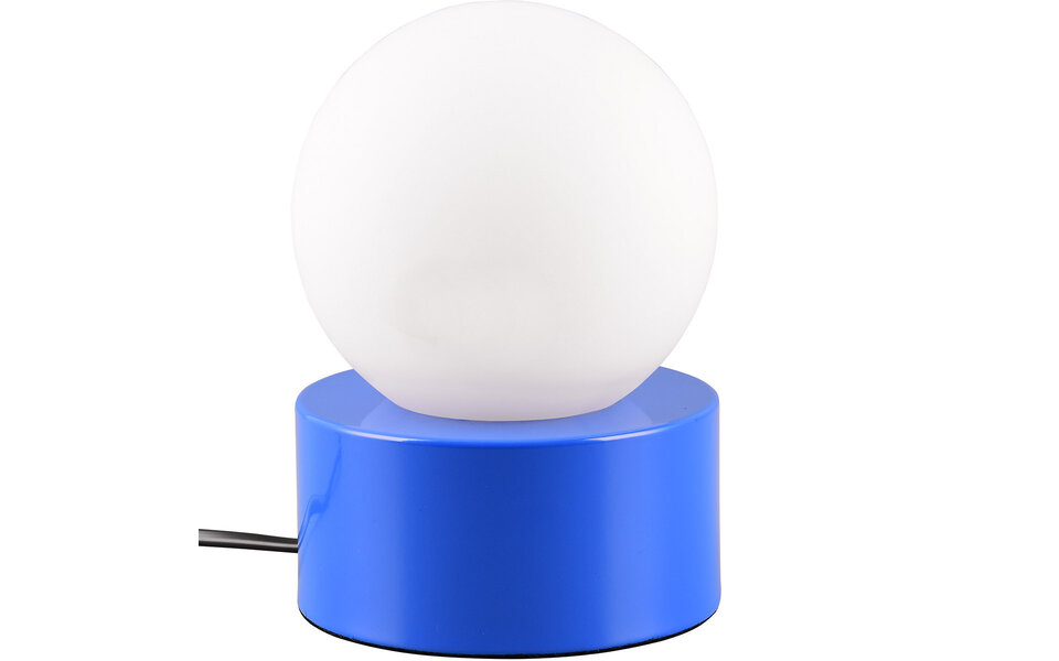 HLW LED LED Tafellamp - Trion Stenu - E14 Fitting - 1 lichtpunt - Max 25W - Blauw - Metaal