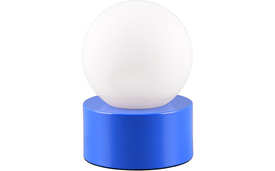 HLW LED LED Tafellamp - Trion Stenu - E14 Fitting - 1 lichtpunt - Max 25W - Blauw - Metaal