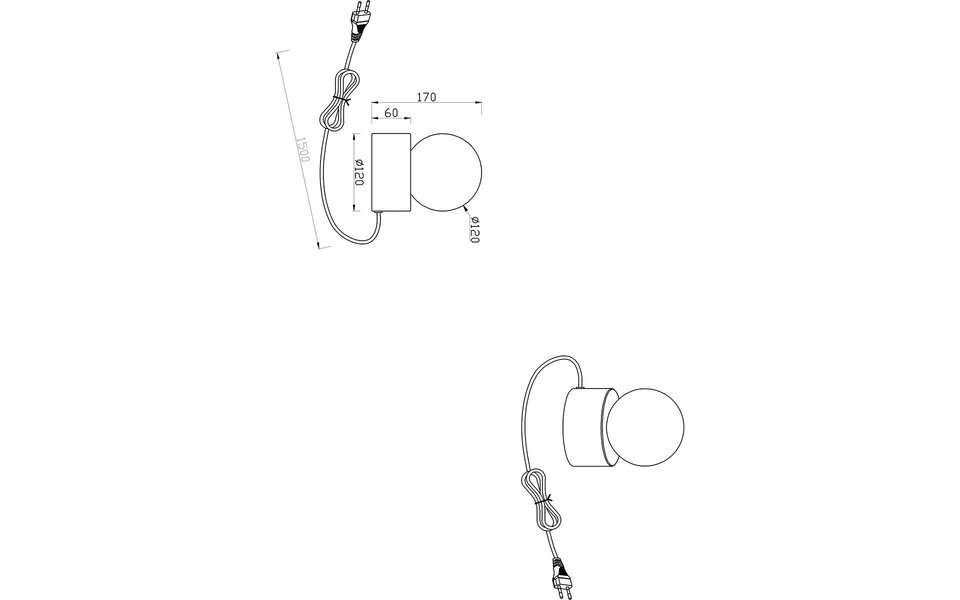 HLW LED LED Tafellamp - Trion Stenu - E14 Fitting - 1 lichtpunt - Max 25W - Groen - Metaal