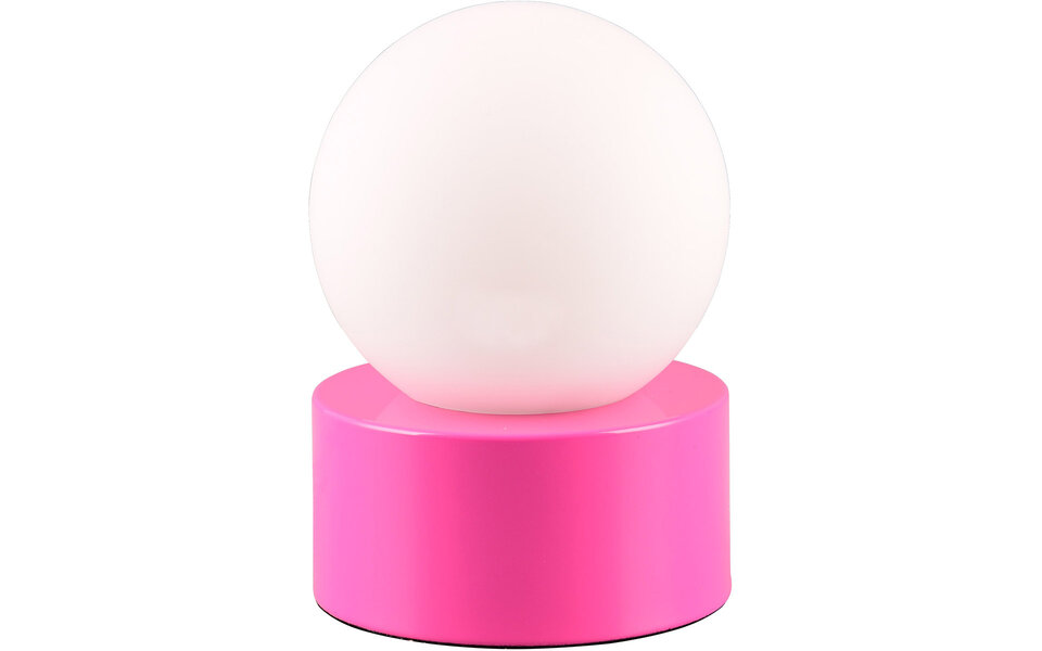 HLW LED LED Tafellamp - Trion Stenu - E14 Fitting - 1 lichtpunt - Max 25W - Roze - Metaal