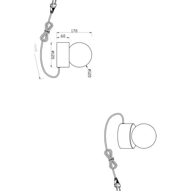 HLW LED LED Tafellamp - Trion Stenu - E14 Fitting - 1 lichtpunt - Max 25W - Roze - Metaal