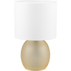 HLW LED LED Table Lamp - Table Lighting - Trion Alev - E14 Fitting - Round - Amber - Glass