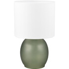 HLW LED LED Table Lamp - Table Lighting - Trion Alev - E14 Fitting - Round - Green - Glass