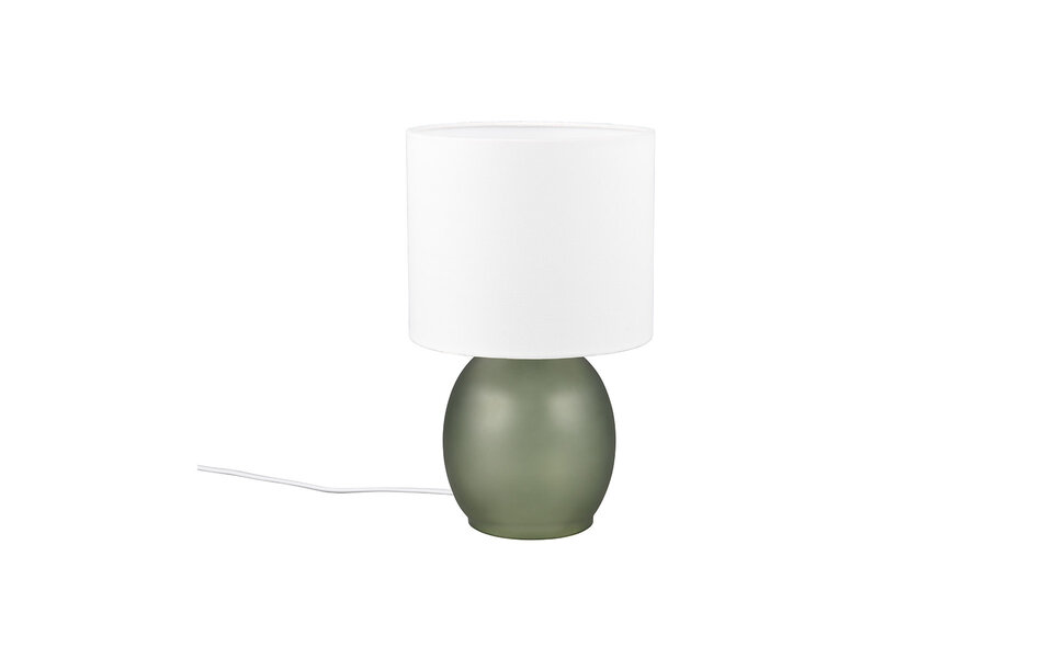HLW LED LED Table Lamp - Table Lighting - Trion Alev - E14 Fitting - Round - Green - Glass HLW LED LED Table Lamp - Table Lighting - Trion Alev - E14 Fitting - Round - Green - Glass