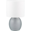 LED Table Lamp - Table Lighting - Trion Alev - E14 Fitting - Round - Gray - Glass LED Table Lamp - Table Lighting - Trion Alev - E14 Fitting - Round - Gray - Glass