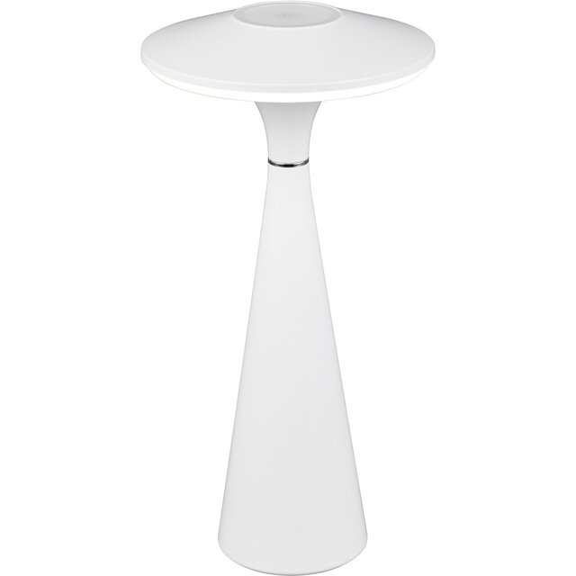 LED Tafellamp - Trion Rezo - 2W - Aanpasbare Kleur - Oplaadbare batterijen - Mat Wit - Kunststof Verlichting per ruimte LED Tafellamp - Trion Rezo - 2W - Aanpasbare Kleur - Oplaadbare batterijen - Mat Wit - Kunststof Verlichting per ruimte
