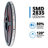 Velvalux Dimmable LED Strip 5m - Bright Cool White 6000K, Waterproof