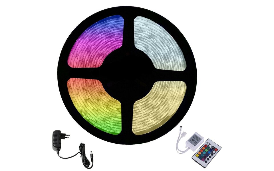 HLW LED LED Strip RGB Set | COB | 5 Meter | Waterdicht | IP65