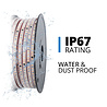 Velvalux Dimbare LED Strip 50 Meter Warm Wit 3000K Waterdicht IP67 Velvalux Dimbare LED Strip 50 Meter Warm Wit 3000K Waterdicht IP67