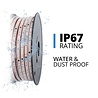 Velvalux Dimmable LED Strip 50m - Bright Cool White 6000K, Waterproof IP67