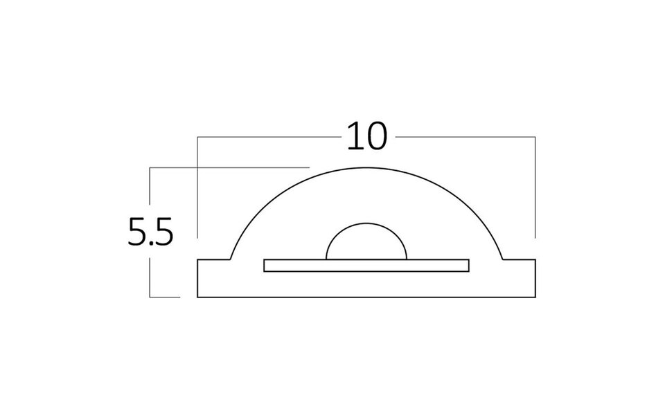 HLW LED Waterdichte LED strip met Warm Wit COB LED 2700K-3000K