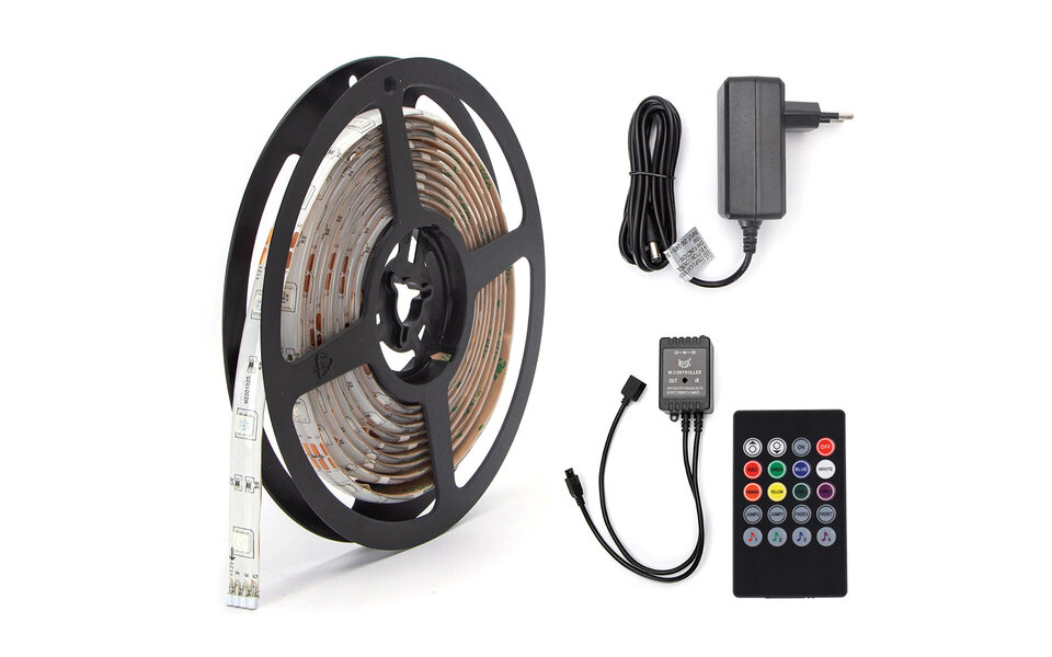 HLW LED LED strip RGB Muziek Sync - Waterdicht IP65, 12V Veilig