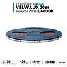 Velvalux Dimmable LED Strip 20m - Warm White 3000K - Waterproof & Dimmable