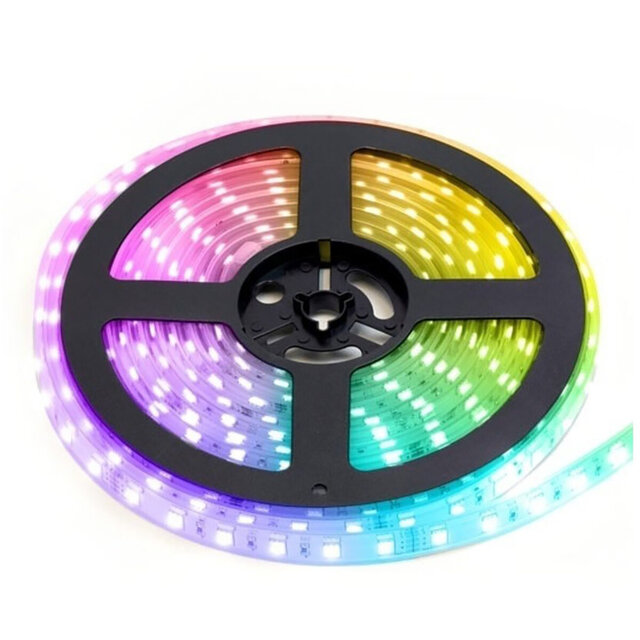 HLW LED Dimbare LED Strip Set RGBW - 5 Meter - 300 LEDs - Afstandsbediening