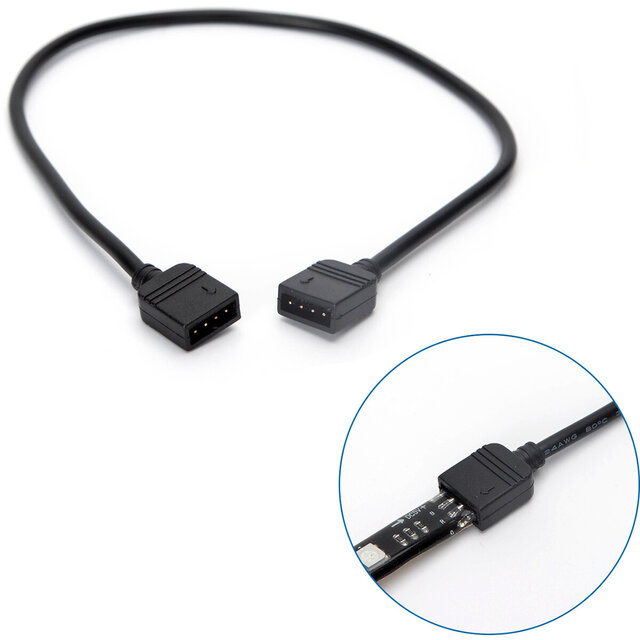 RGB LED strip set voor tv-backlight met USB aansluiting en afstandsbediening, 2.5W vermogen, 1200 lumen lichtopbrengst