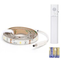LED Strip Set with Sensor - Warm White 3000K - Battery Powered