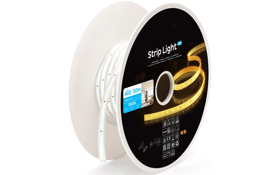 HLW LED LED Strip Aigi Drody 50m - Waterproof Warm White 3000K HLW LED LED Strip Aigi Drody 50m - Waterproof Warm White 3000K