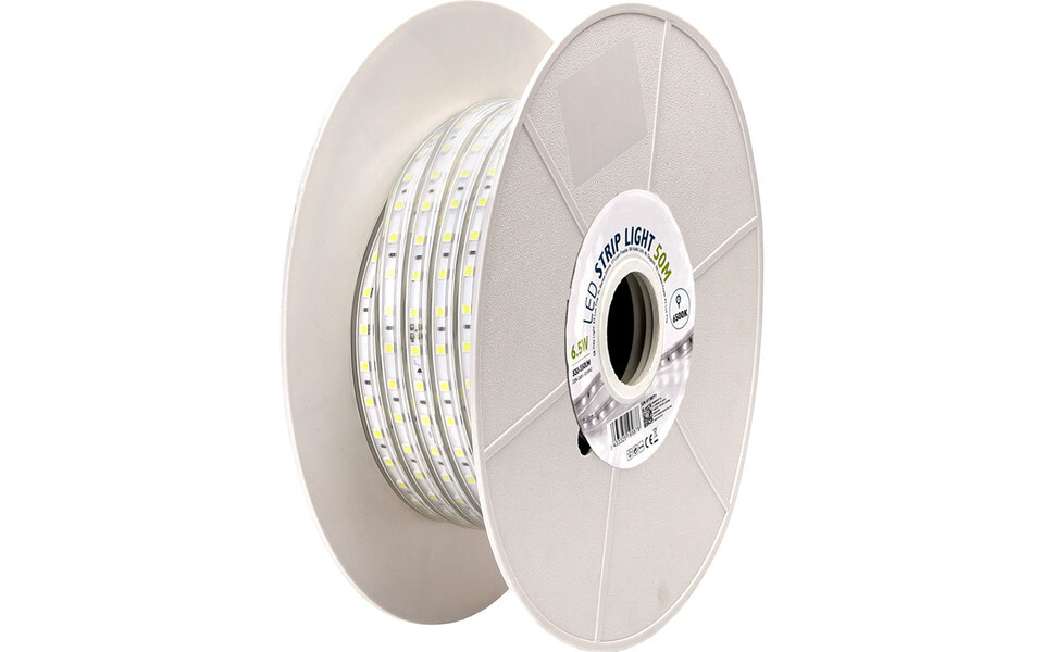 HLW LED LED Strip Aigi Stribo 50m - Waterdicht IP65 Koud Wit 6500K