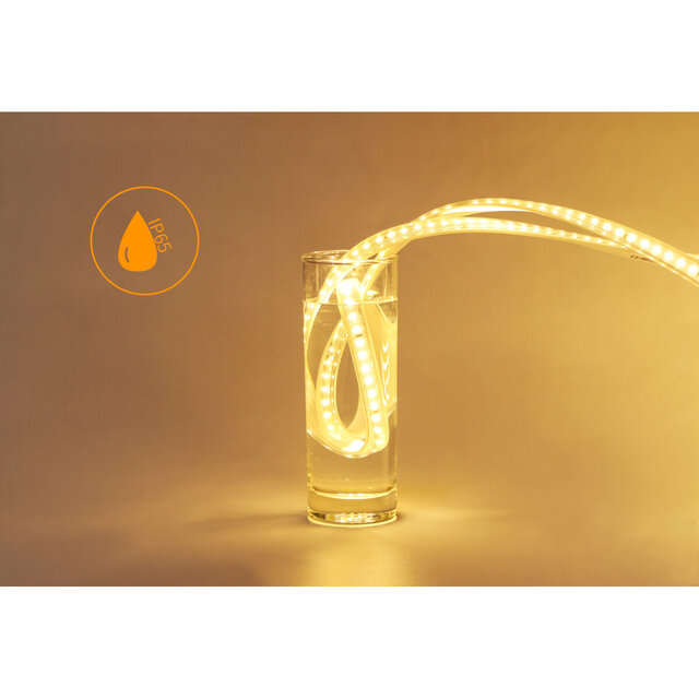 HLW LED LED Strip Aigi Stribo 50m - Waterdicht IP65 Koud Wit 6500K