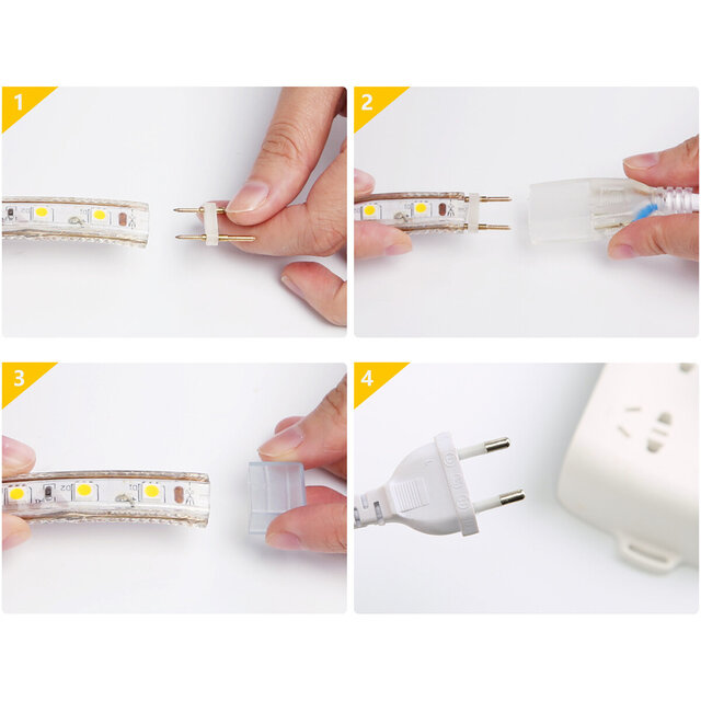 HLW LED LED Strip Aigi Strobi 50m - Waterproof IP65 Cool White 6500K