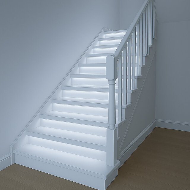 Velvalux Velvalux Dimmable LED Stair Lighting Set with Motion Sensor 6000K
