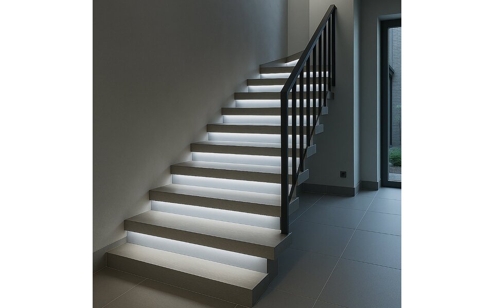 Velvalux Velvalux Dimmable LED Stair Lighting Set with Motion Sensor 6000K