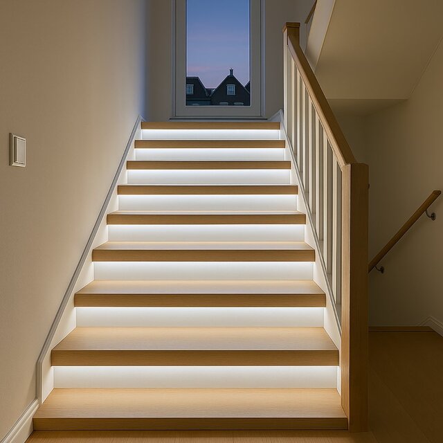 Velvalux Velvalux Dimmable LED Stair Lighting Set with Motion Sensor 6000K