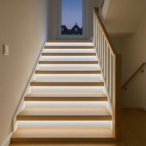 Velvalux Velvalux Dimbare LED Trapverlichting Set met Bewegingssensor 6000K Velvalux Velvalux Dimbare LED Trapverlichting Set met Bewegingssensor 6000K