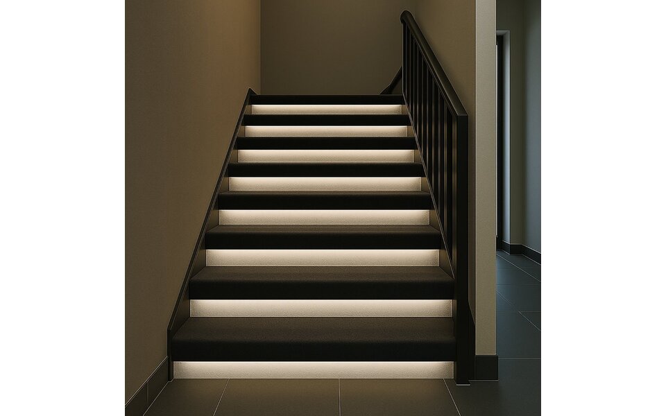 Velvalux Velvalux Dimbare LED Trapverlichting Set met Bewegingssensor 6000K