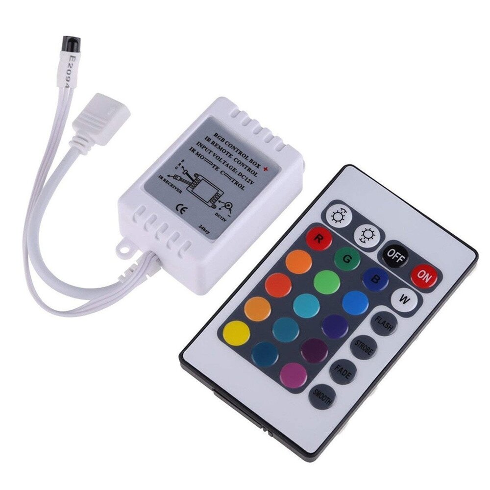 LED Strip Remote Control Set – 72W RGB 12V DC, range 10m