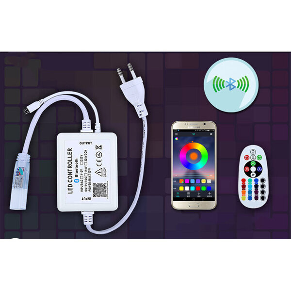 Velvalux Dimbare Smart LED Strip Afstandsbediening Set 720W RGB