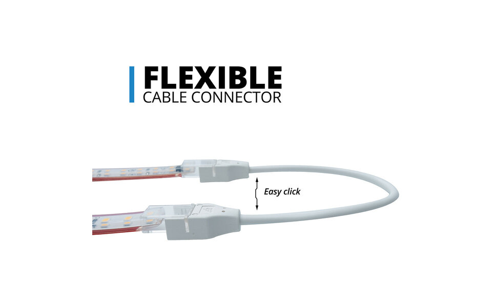 Velvalux LED Strip Doorverbinder voor Velvalux LED strip - Flexibele Connector