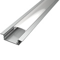 LED Strip Profile Velvalux Profi - Silver Aluminum 1m Recessed LED Strip Profile Velvalux Profi - Silver Aluminum 1m Recessed