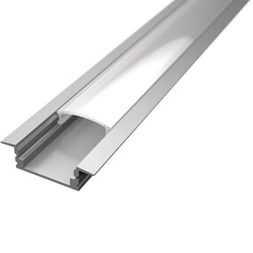 LED Strip Profiel Velvalux Profi - Zilver Aluminium 1m Inbouw LED Strip Profiel Velvalux Profi - Zilver Aluminium 1m Inbouw