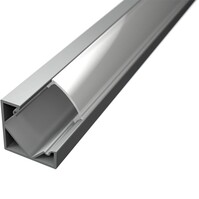 LED Strip Profile Velvalux Profi - Adjustable Corner Profile 1m