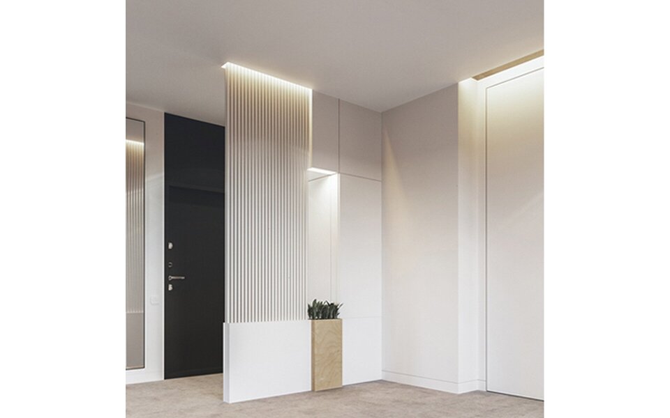 Velvalux LED Strip Profile Velvalux Profi - Adjustable Corner Profile 1m