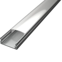 LED Strip Profile Velvalux Profi - Silver Aluminum 1m LED Strip Profile Velvalux Profi - Silver Aluminum 1m