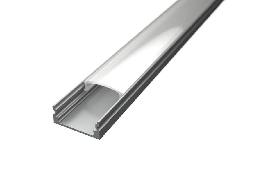 Velvalux LED Strip Profile Velvalux Profi - Silver Aluminum 1m Velvalux LED Strip Profile Velvalux Profi - Silver Aluminum 1m