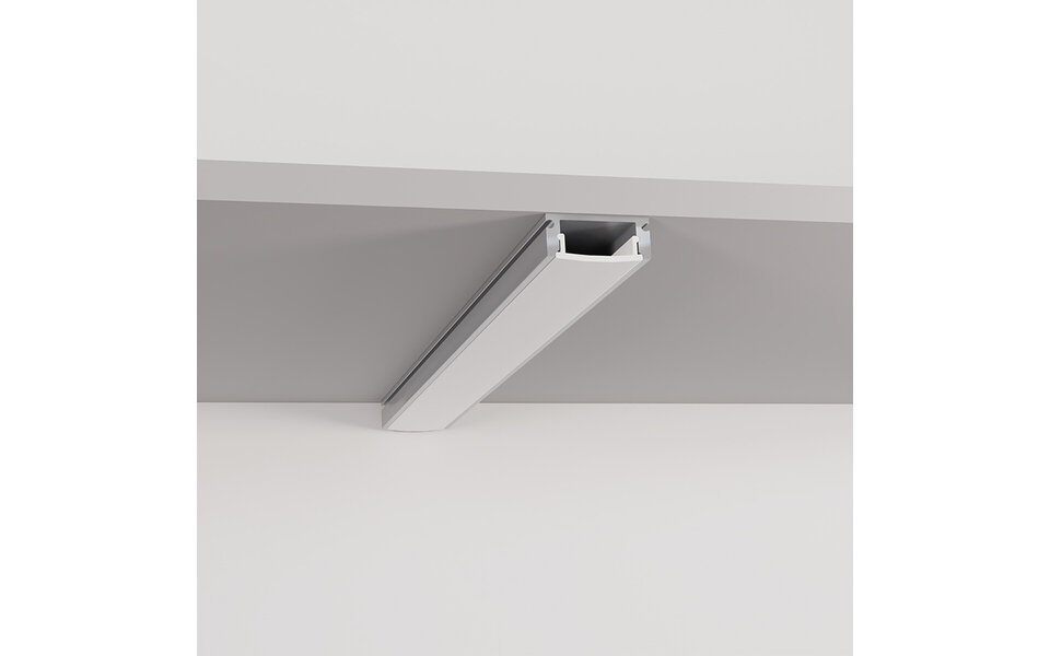 Velvalux LED Strip Profiel Velvalux Profi - Zwart Aluminium 1m Opbouw