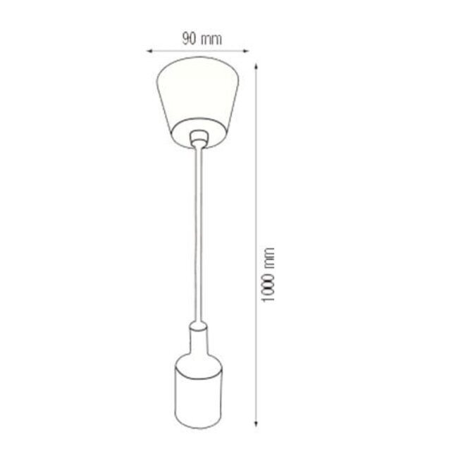 zwarte stoffen LED hanglamp Turno met ronde kap en E27 fitting modern design 60W zwarte stoffen LED hanglamp Turno met ronde kap en E27 fitting modern design 60W