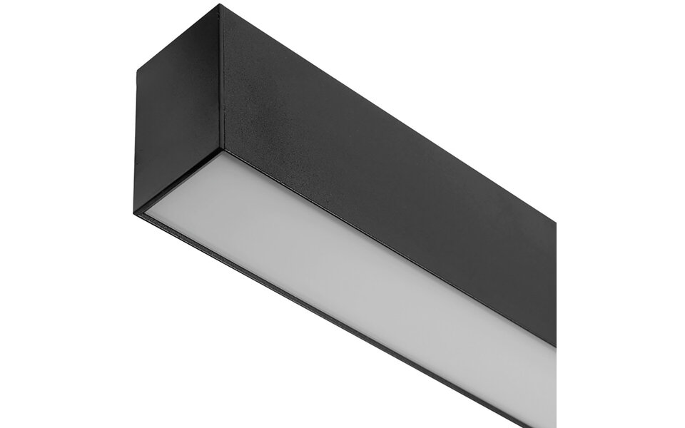 HLW LED 40W LED Pendant Lamp - Black & White - Natural White 4000K - Energy-efficient Linear Lighting