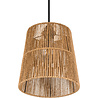 HLW LED LED Pendant Lamp Trion Holz - Elegant round pendant lighting with E27 fitting, energy efficient and durable