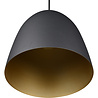 HLW LED Stylish LED Pendant Lamp Trion Lopez - Matte Black & Gold Light Window - E27 Socket