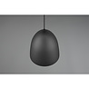 HLW LED Stylish LED Pendant Lamp Trion Lopez - Matte Black & Gold Light Window - E27 Socket