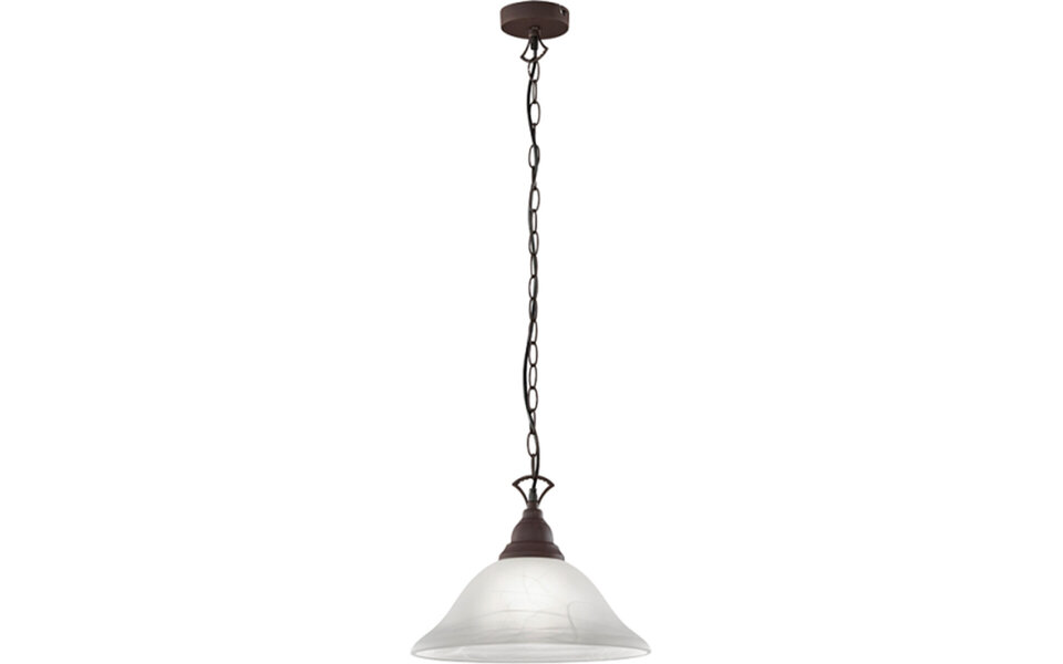 HLW LED LED Pendant Lamp Trion Kantra - Rust-colored, Aluminum, E27 fitting, 1-light, Round design