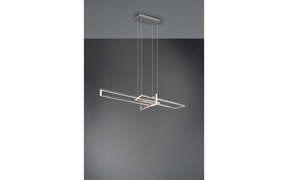 HLW LED White Dimmable LED Pendant Lamp 34W Trion Salana - Warm White 3000K, Matte Nickel HLW LED White Dimmable LED Pendant Lamp 34W Trion Salana - Warm White 3000K, Matte Nickel