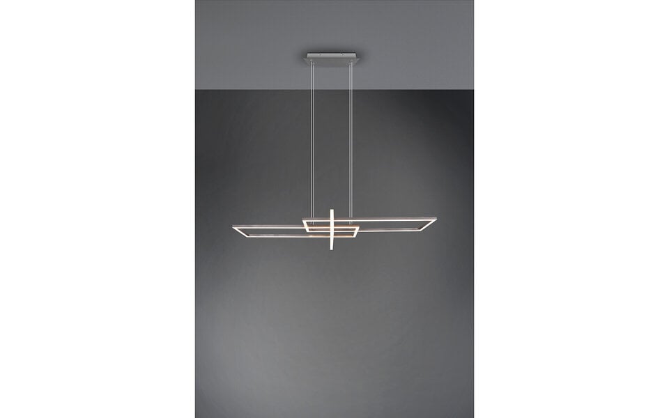 HLW LED White Dimmable LED Pendant Lamp 34W Trion Salana - Warm White 3000K, Matte Nickel HLW LED White Dimmable LED Pendant Lamp 34W Trion Salana - Warm White 3000K, Matte Nickel