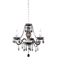 LED Chandelier Trion Lucy - Matte Black, 3 Lights, E14 Fitting LED Chandelier Trion Lucy - Matte Black, 3 Lights, E14 Fitting