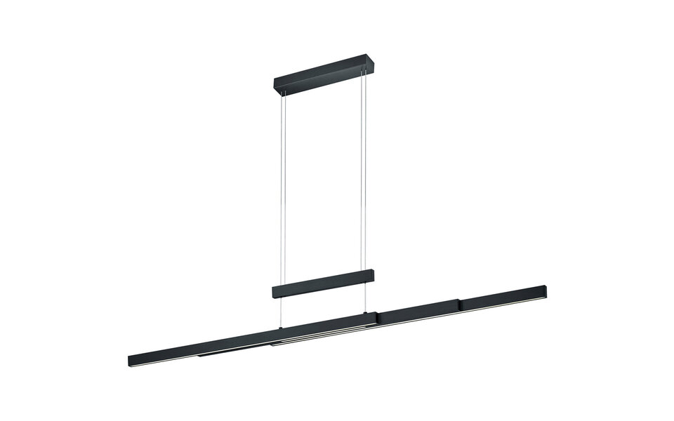 HLW LED Black LED Pendant Lamp 54W - Trion Trojan Up & Down with Adjustable Color